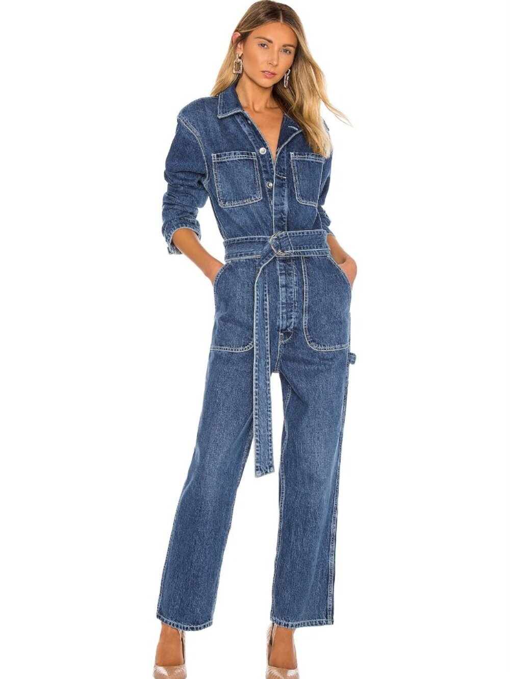 Hudson Jeans Denim Utility Jumpsuit